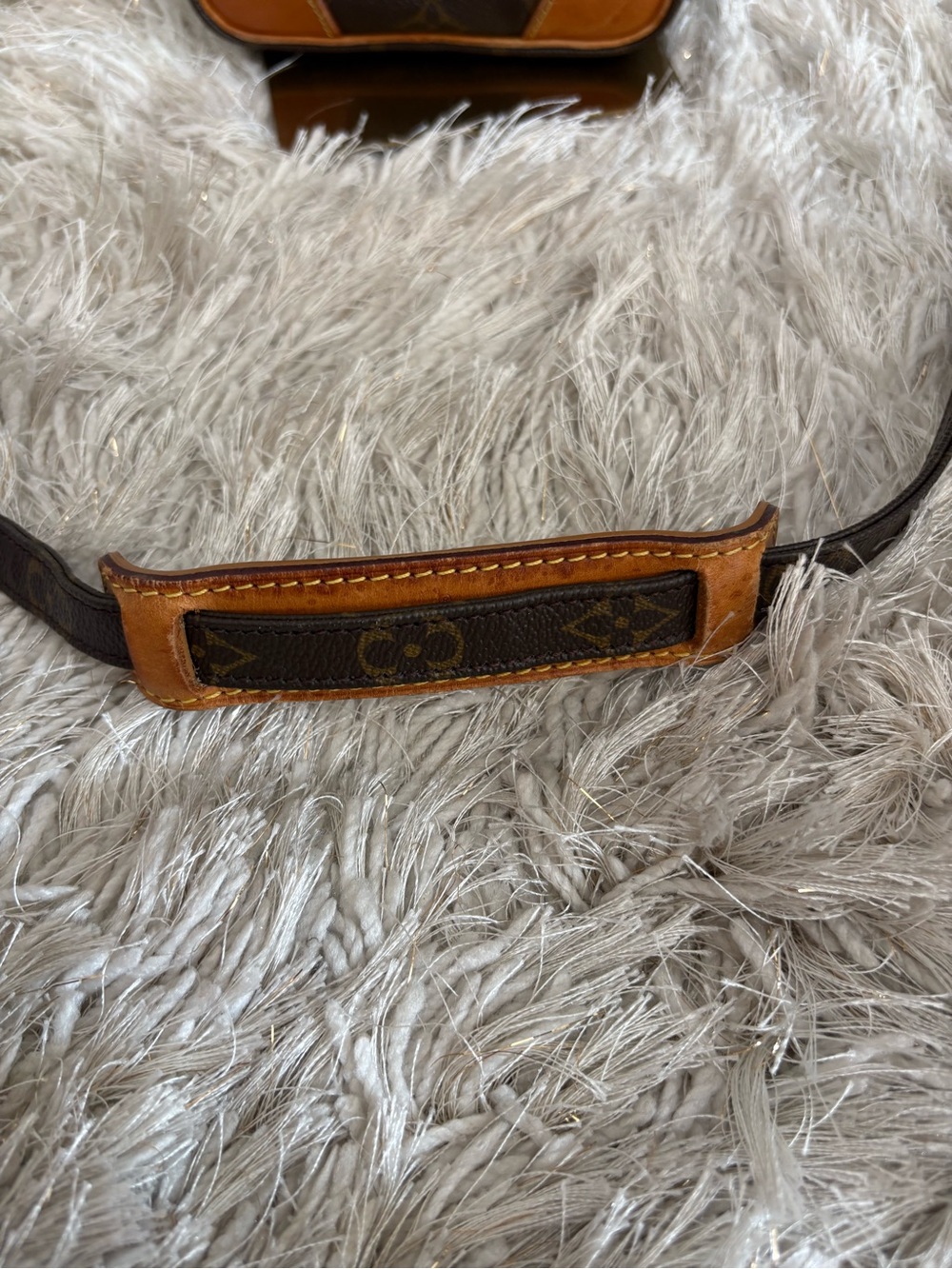 Louis Vuitton Brown Monogram Canvas Belt Bag with Tan Accents - Picture 5 of 9